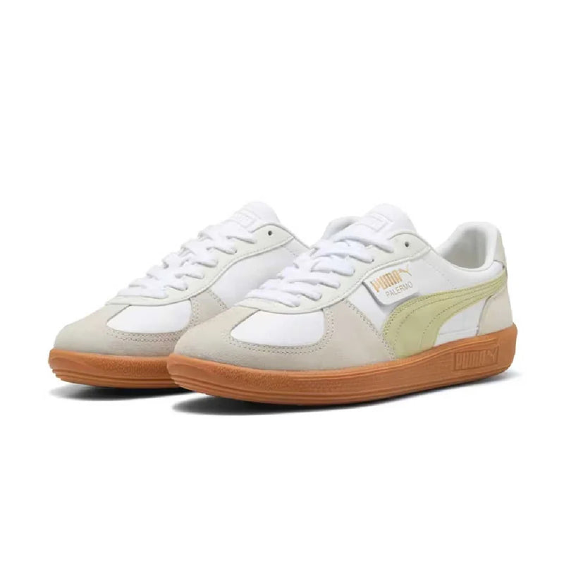 PUMA Palermo Leather 'Puma White Pistachio Green'